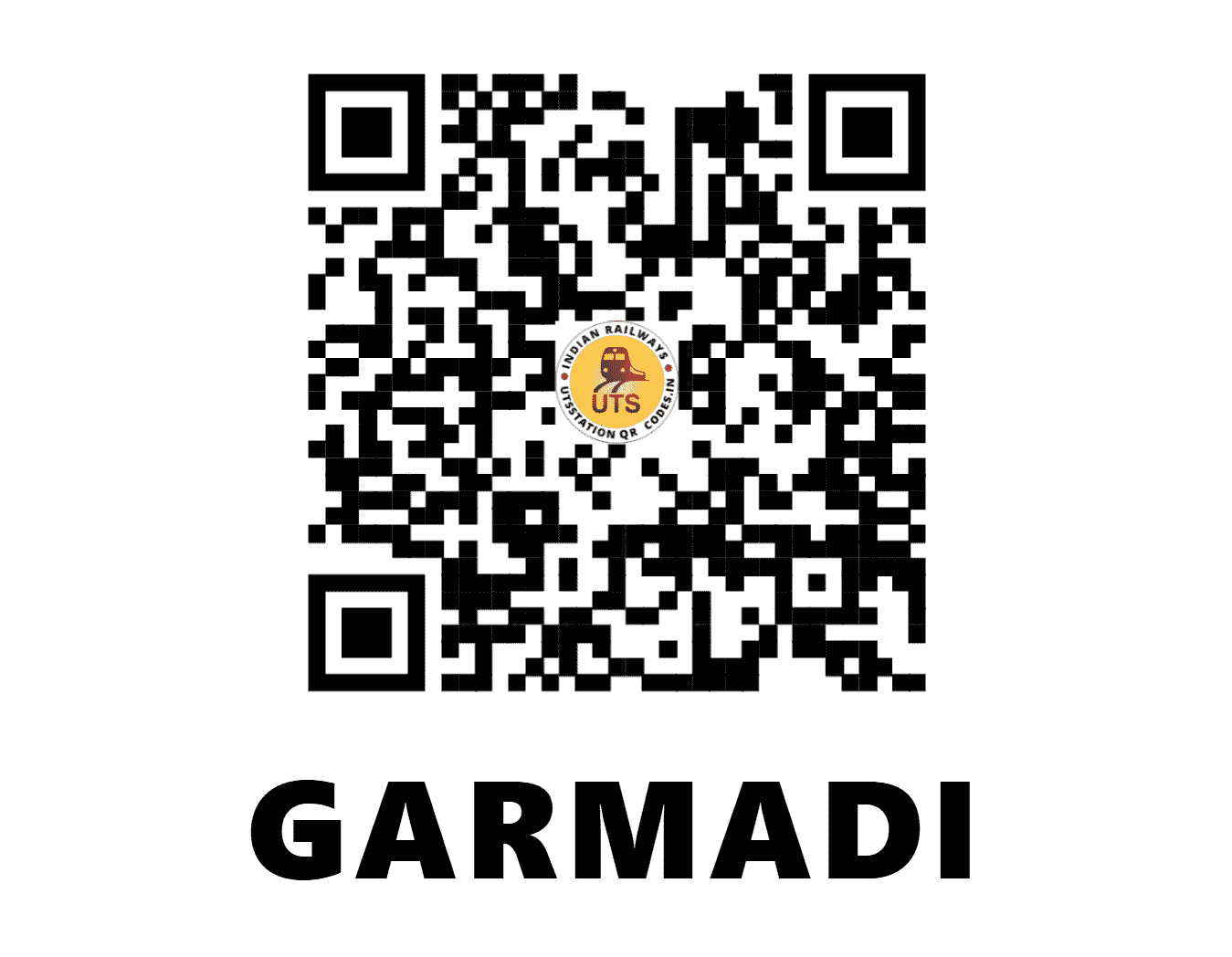 UTS QR Code for GARMADI - GM (WR - GUJARAT)