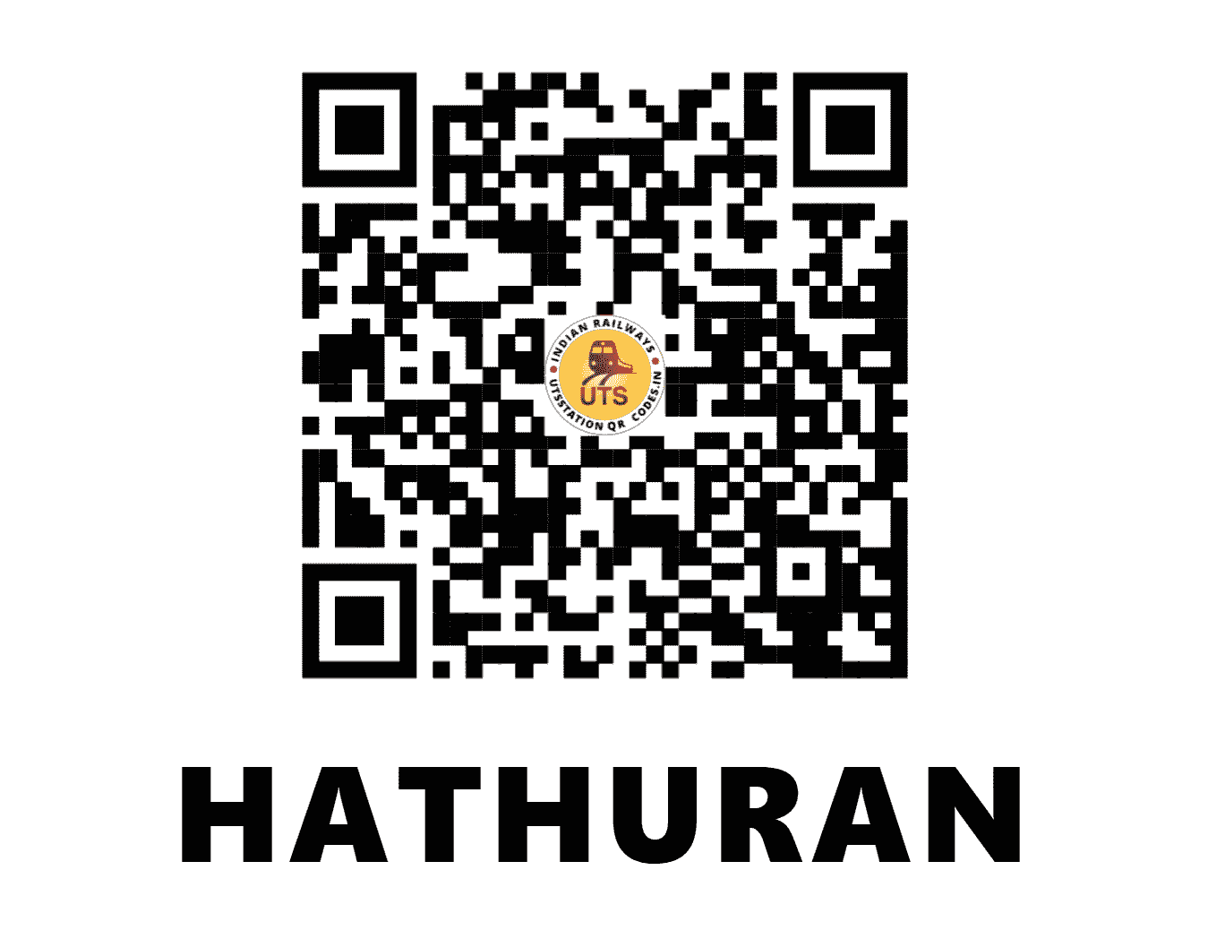 UTS QR Code for HATHURAN - HAT (WR - GUJARAT)