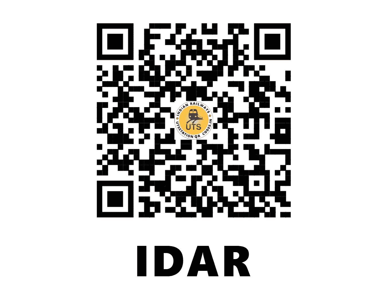 UTS QR Code for IDAR - IDAR (WR - GUJARAT)