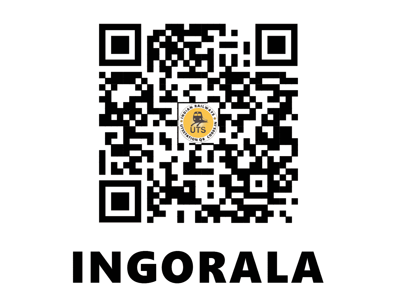 UTS QR Code for INGORALA - IGRL (WR - GUJARAT)