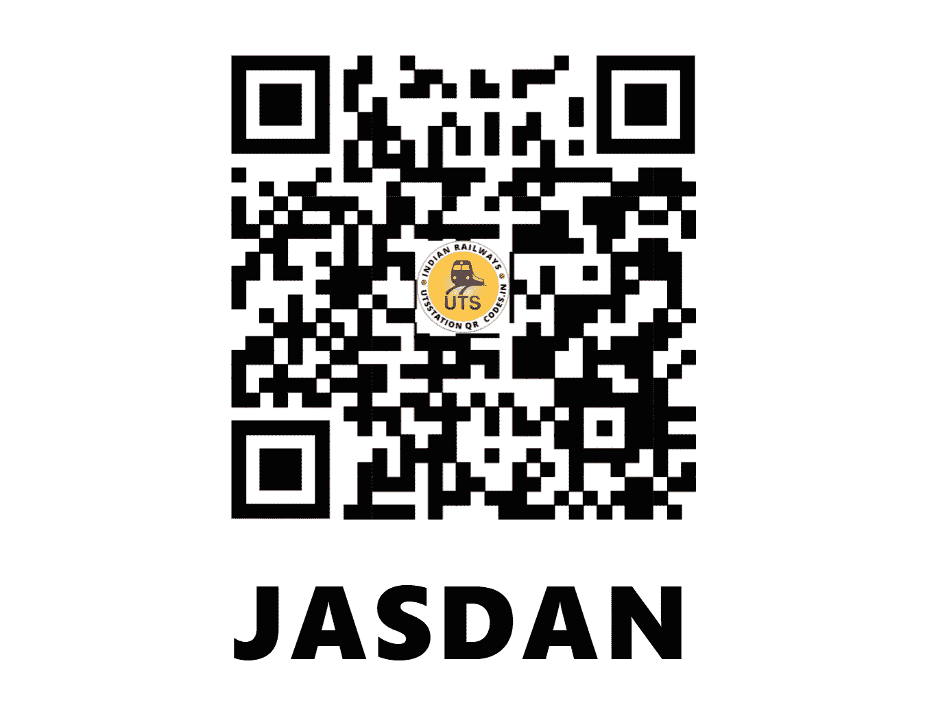 UTS QR Code for JASDAN - JAS (WR - GUJARAT)