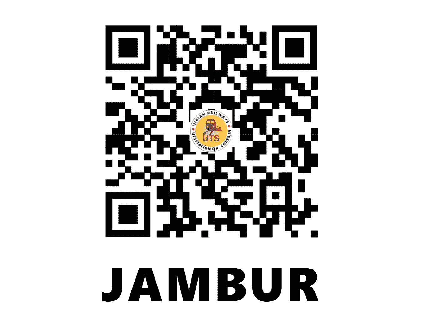 UTS QR Code for JAMBUR - JBB (WR - GUJARAT)