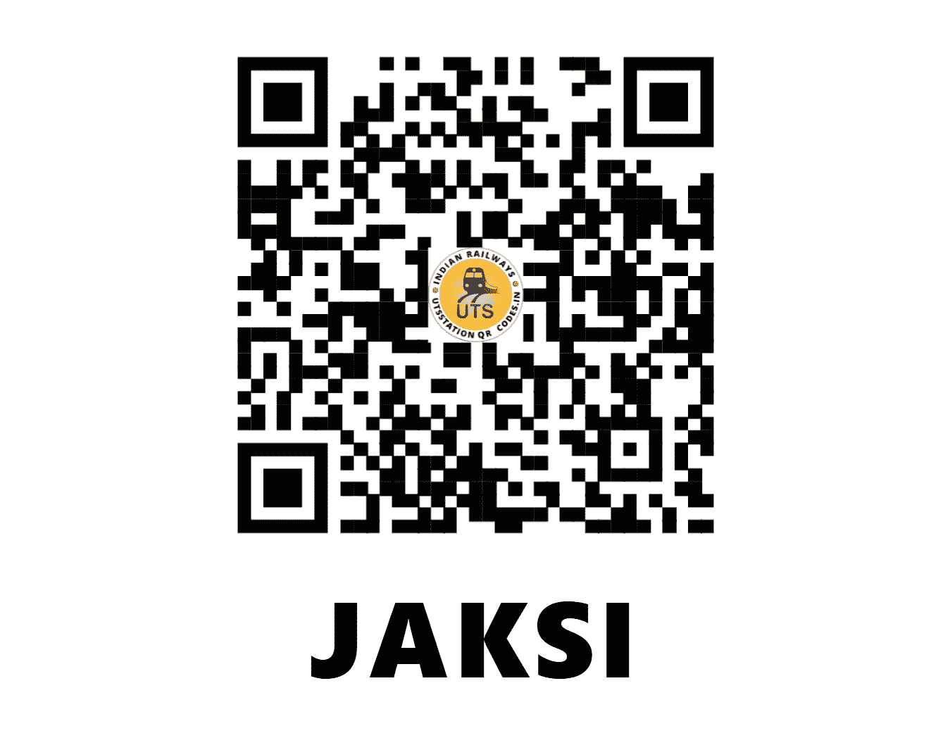 UTS QR Code for JAKSI - JKS (WR - GUJARAT)