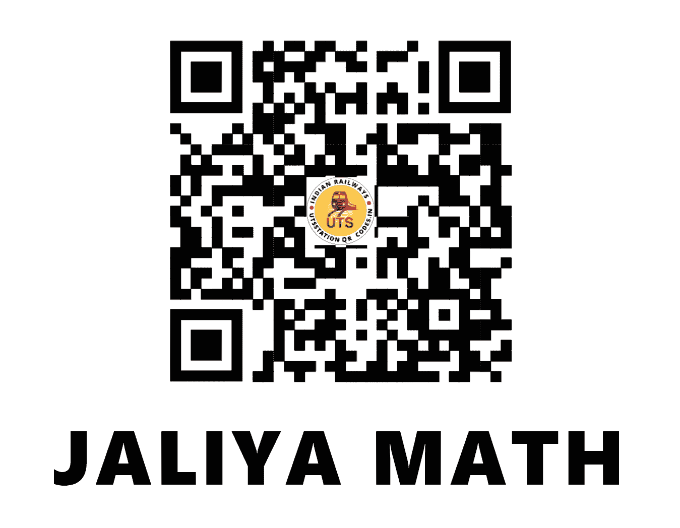 UTS QR Code for JALIYA MATH - JLM (WR - GUJARAT)