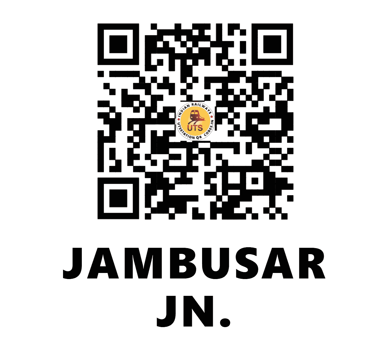 UTS QR Code for JAMBUSAR JN. - JMB (WR - GUJARAT)