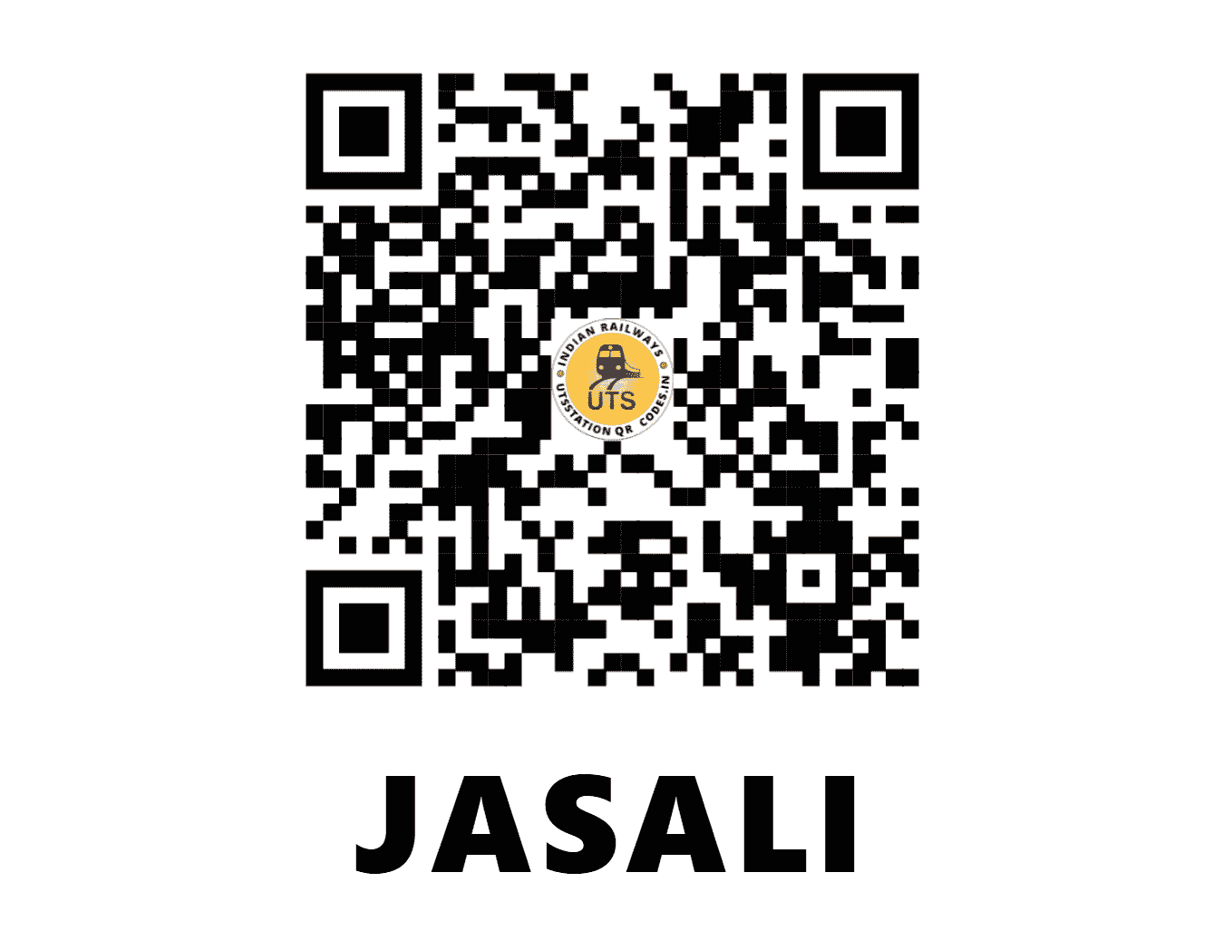 UTS QR Code for JASALI - JSI (WR - GUJARAT)