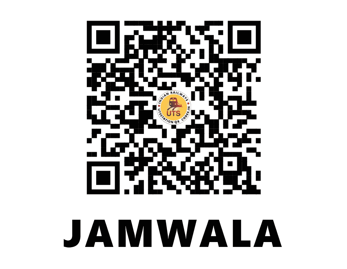 UTS QR Code for JAMWALA - JVL (WR - GUJARAT)