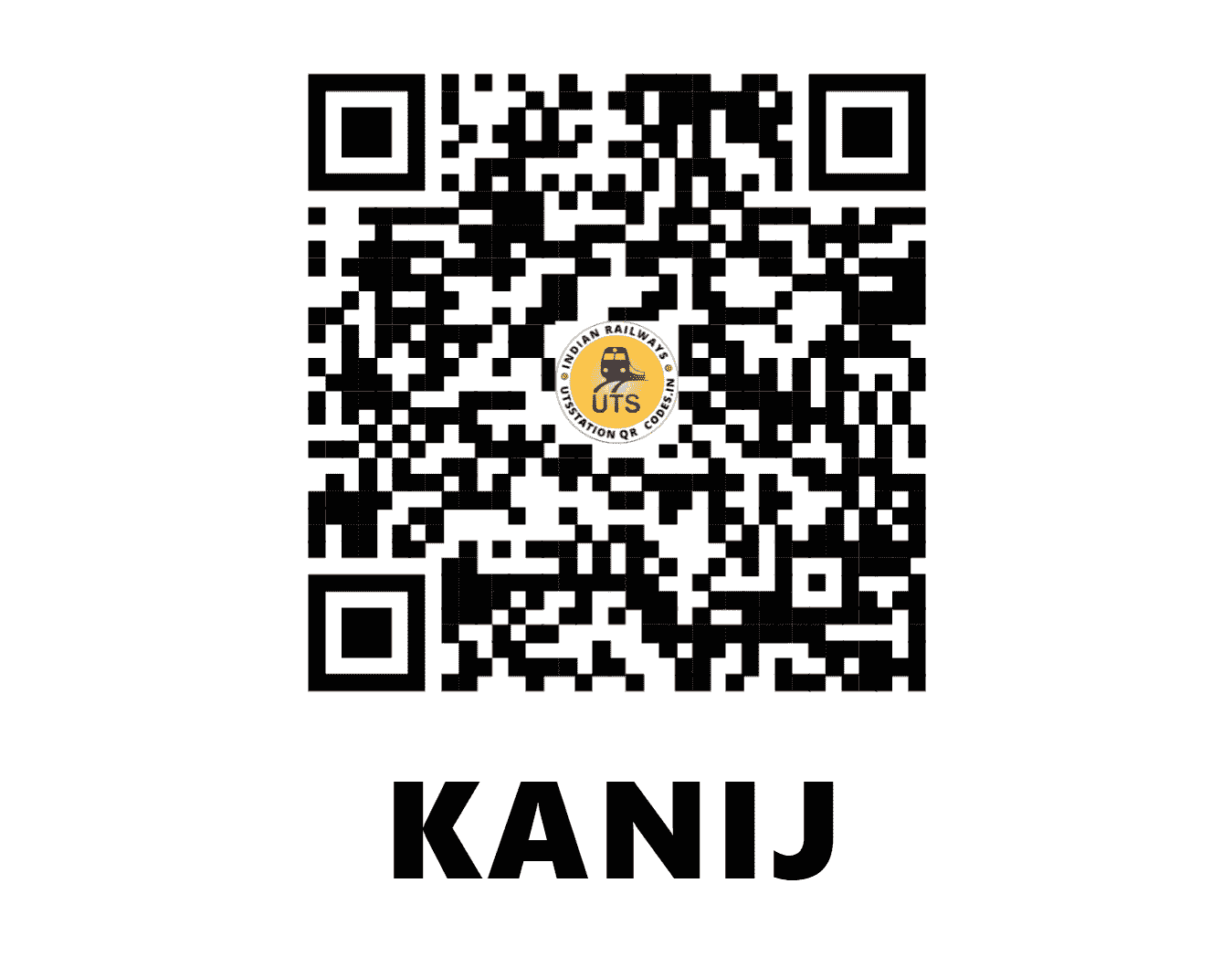 UTS QR Code for KANIJ - KANJ (WR - GUJARAT)