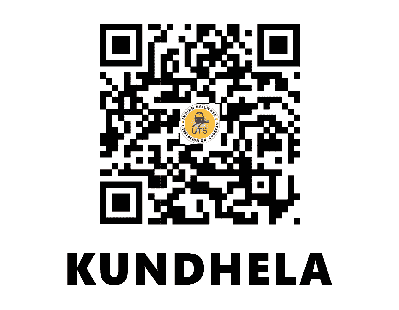 UTS QR Code for KUNDHELA - KDHL (WR - GUJARAT)