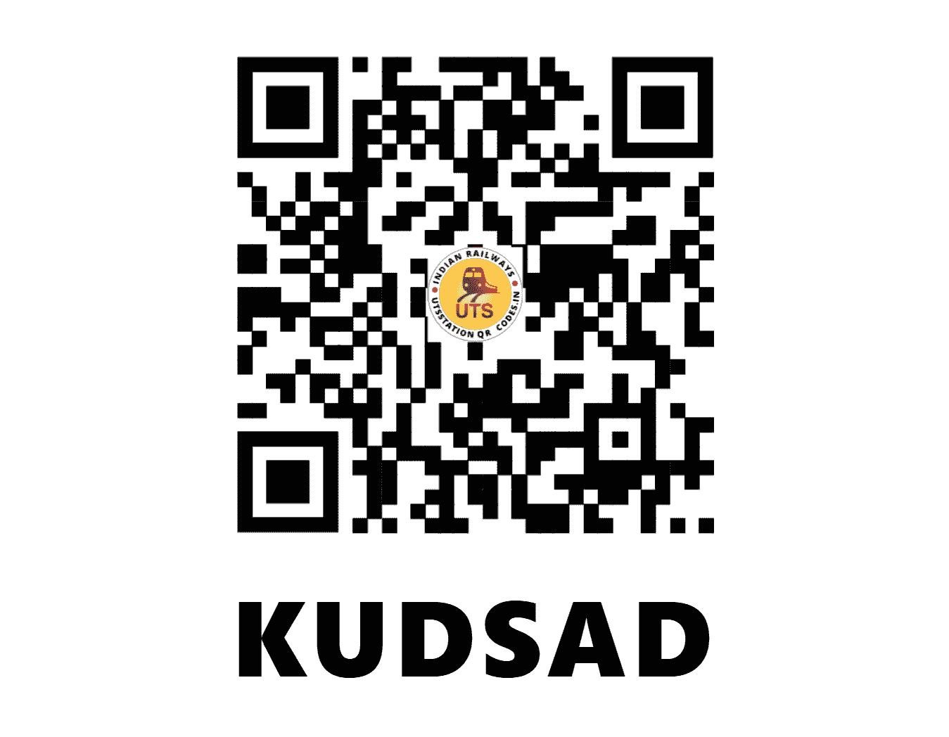 UTS QR Code for KUDSAD - KDSD (WR - GUJARAT)