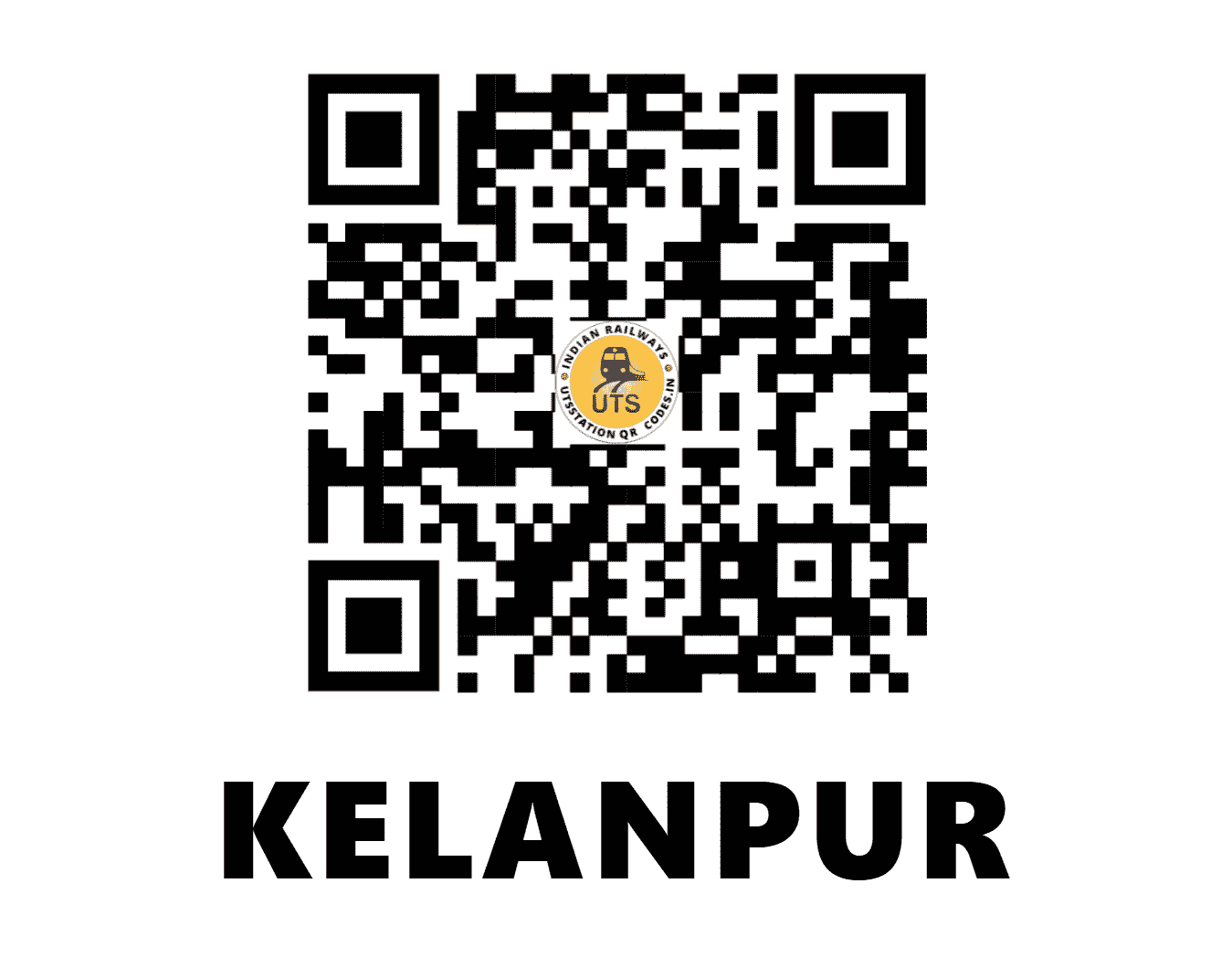 UTS QR Code for KELANPUR - KEP (WR - GUJARAT)