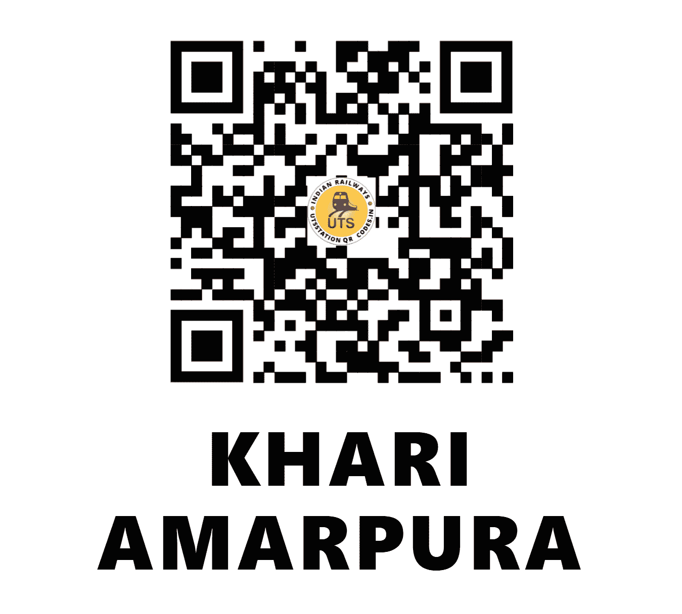 UTS QR Code for KHARI AMARPURA - KIA (WR - GUJARAT)