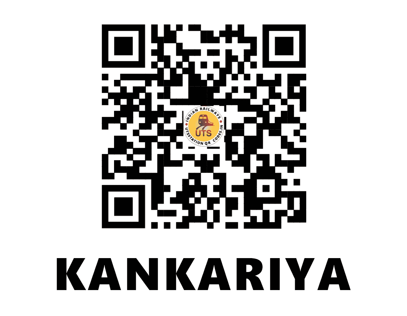 UTS QR Code for KANKARIYA - KKF (WR - GUJARAT)