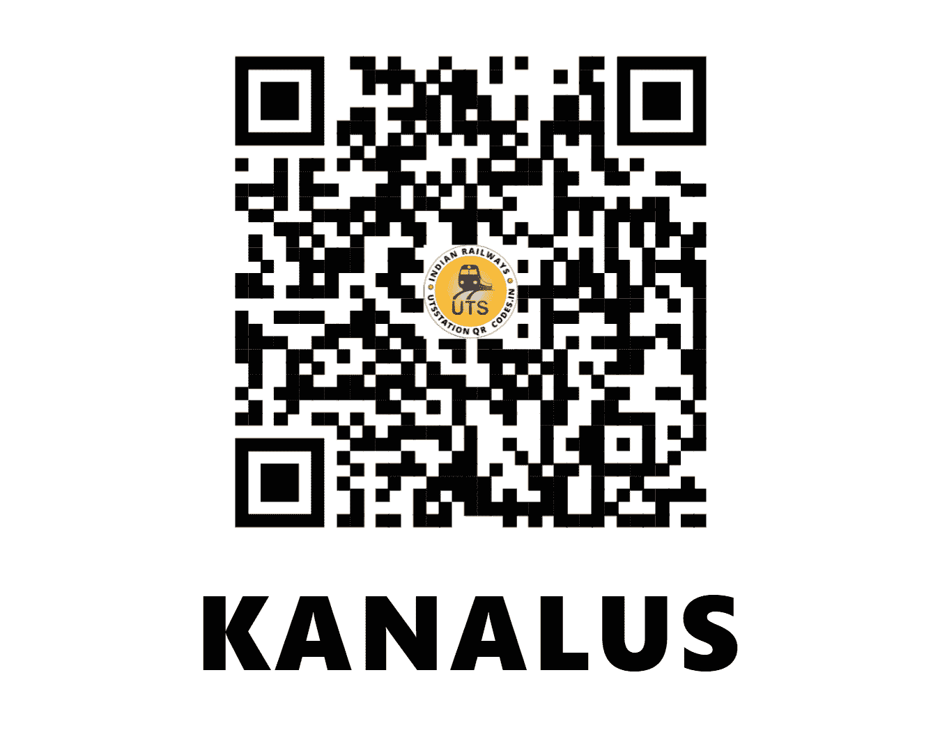 UTS QR Code for KANALUS - KNLS (WR - GUJARAT)