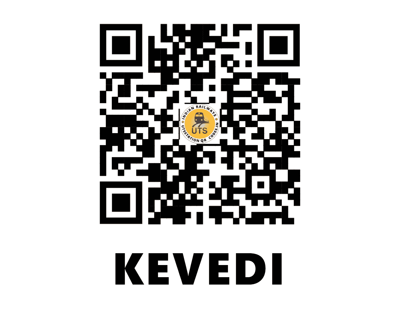 UTS QR Code for KEVEDI - KR (WR - GUJARAT)