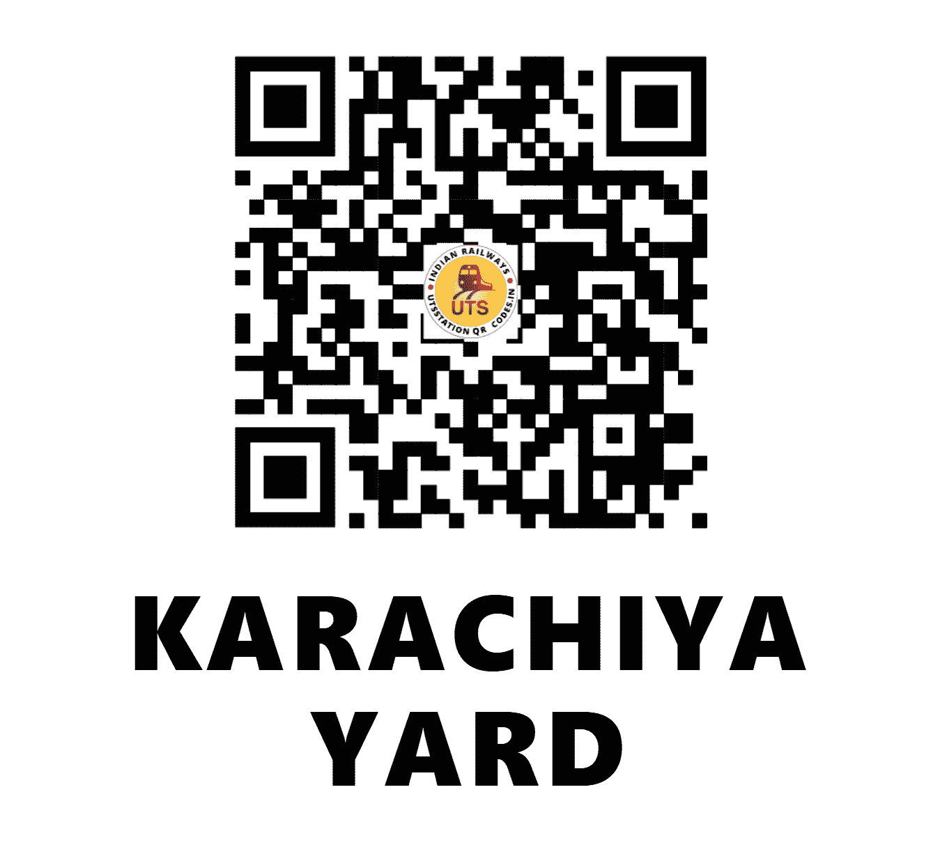 UTS QR Code for KARACHIYA YARD - KRCA (WR - GUJARAT)