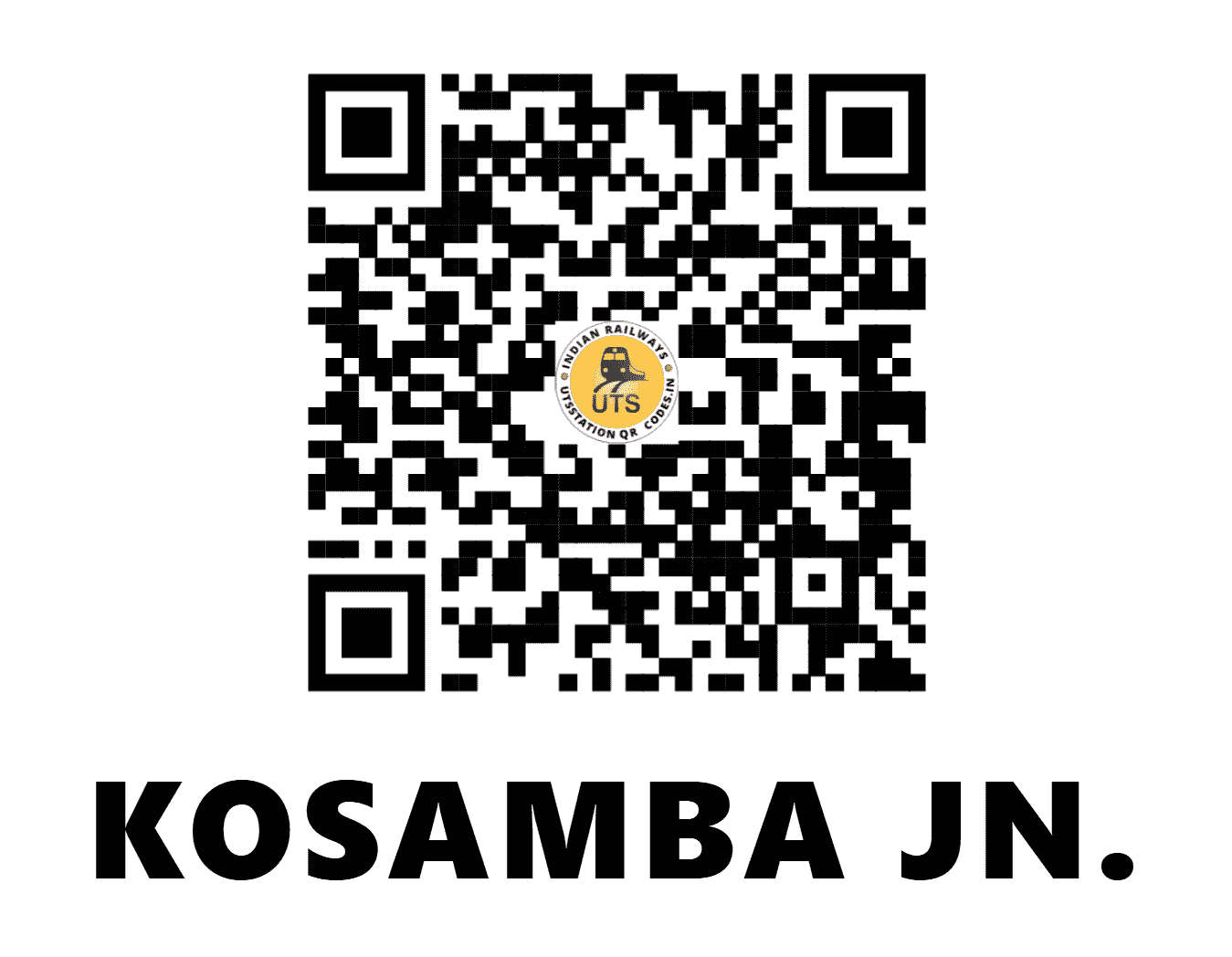 UTS QR Code for KOSAMBA JN. - KSB (WR - GUJARAT)