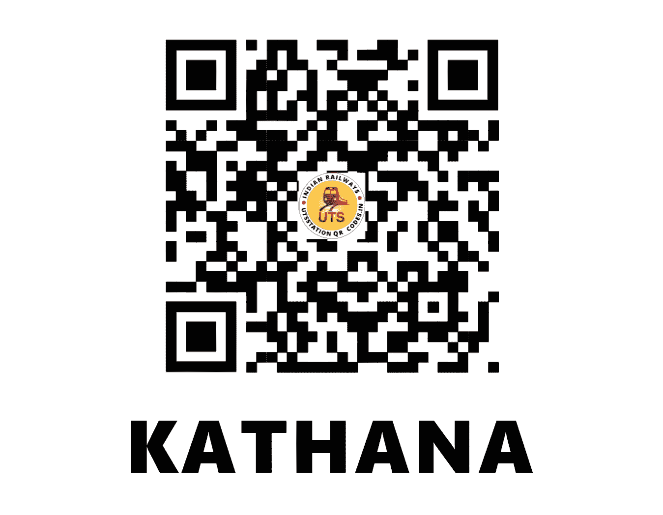 UTS QR Code for KATHANA - KTNA (WR - GUJARAT)