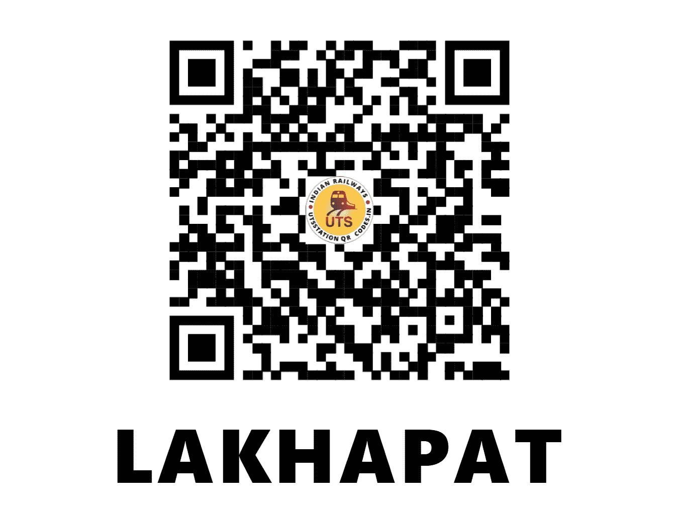 UTS QR Code for LAKHAPAT - LAA (WR - GUJARAT)