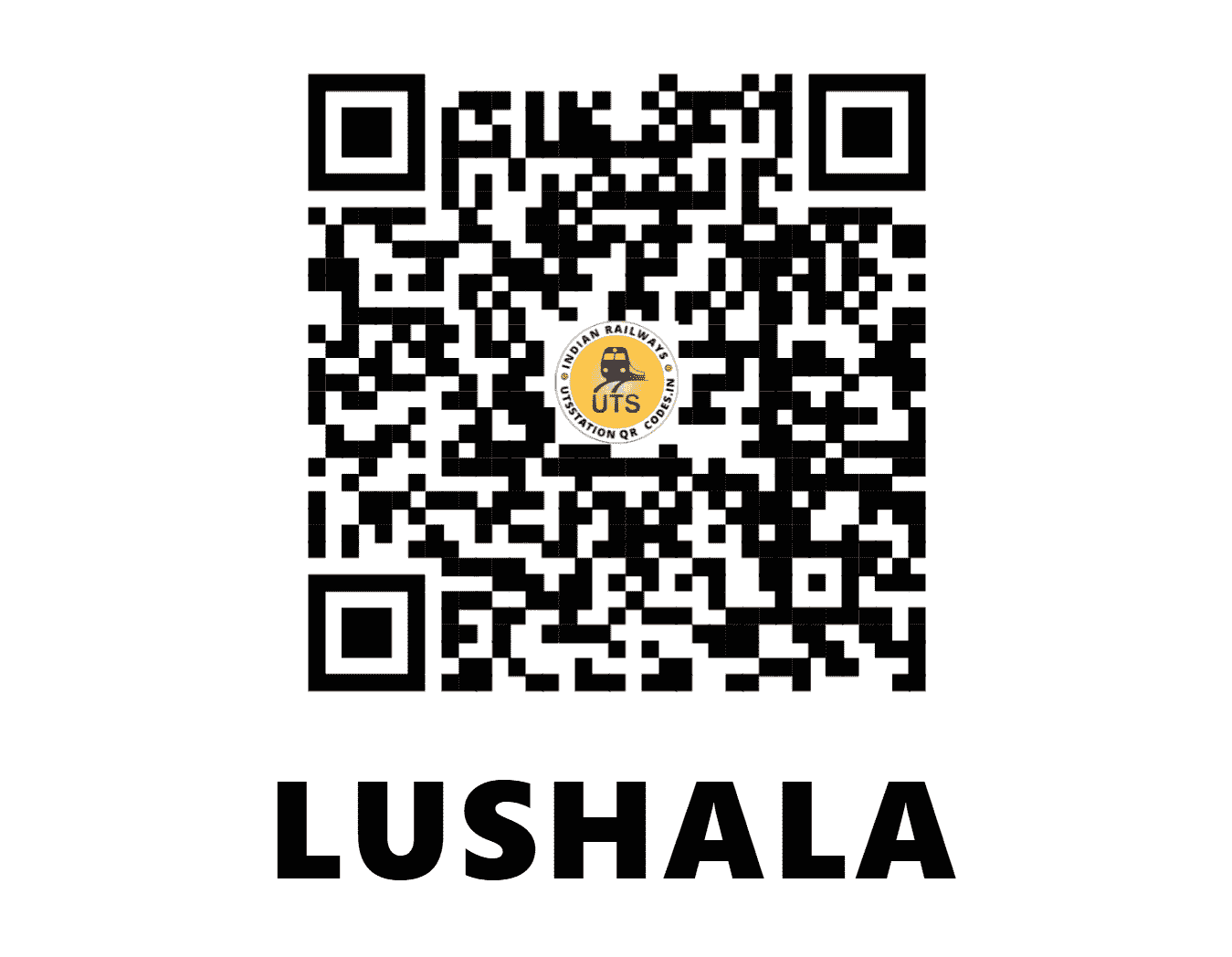UTS QR Code for LUSHALA - LAL (WR - GUJARAT)