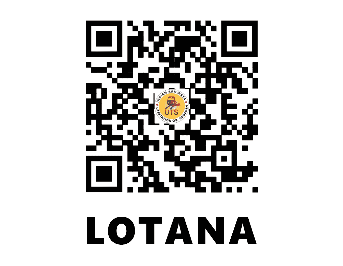 UTS QR Code for LOTANA - LAN (WR - GUJARAT)