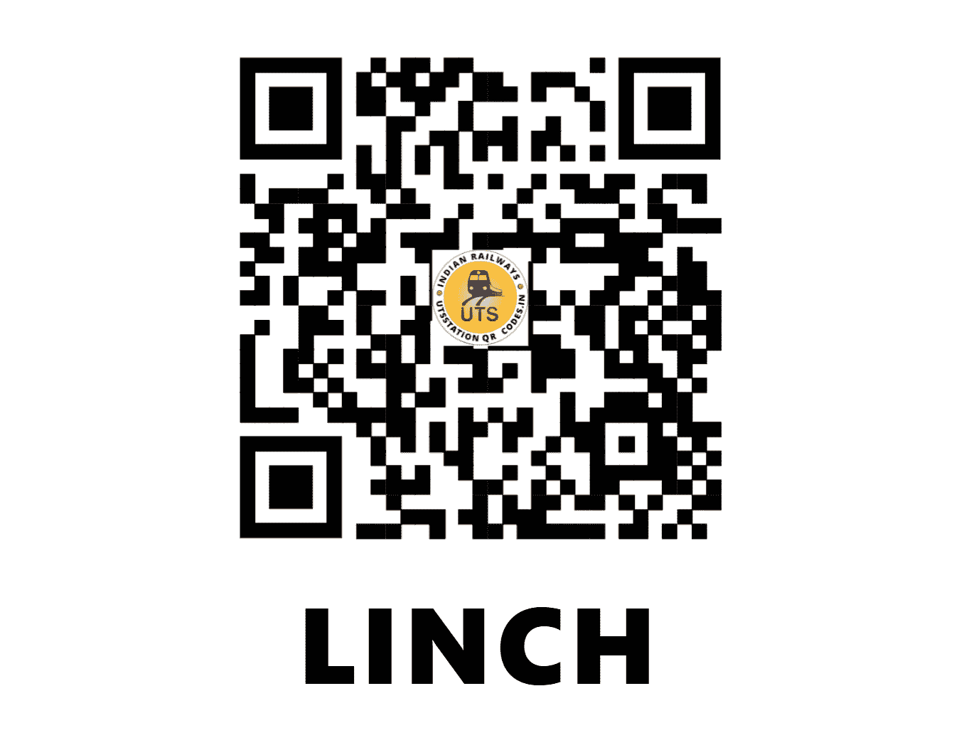UTS QR Code for LINCH - LCH (WR - GUJARAT)