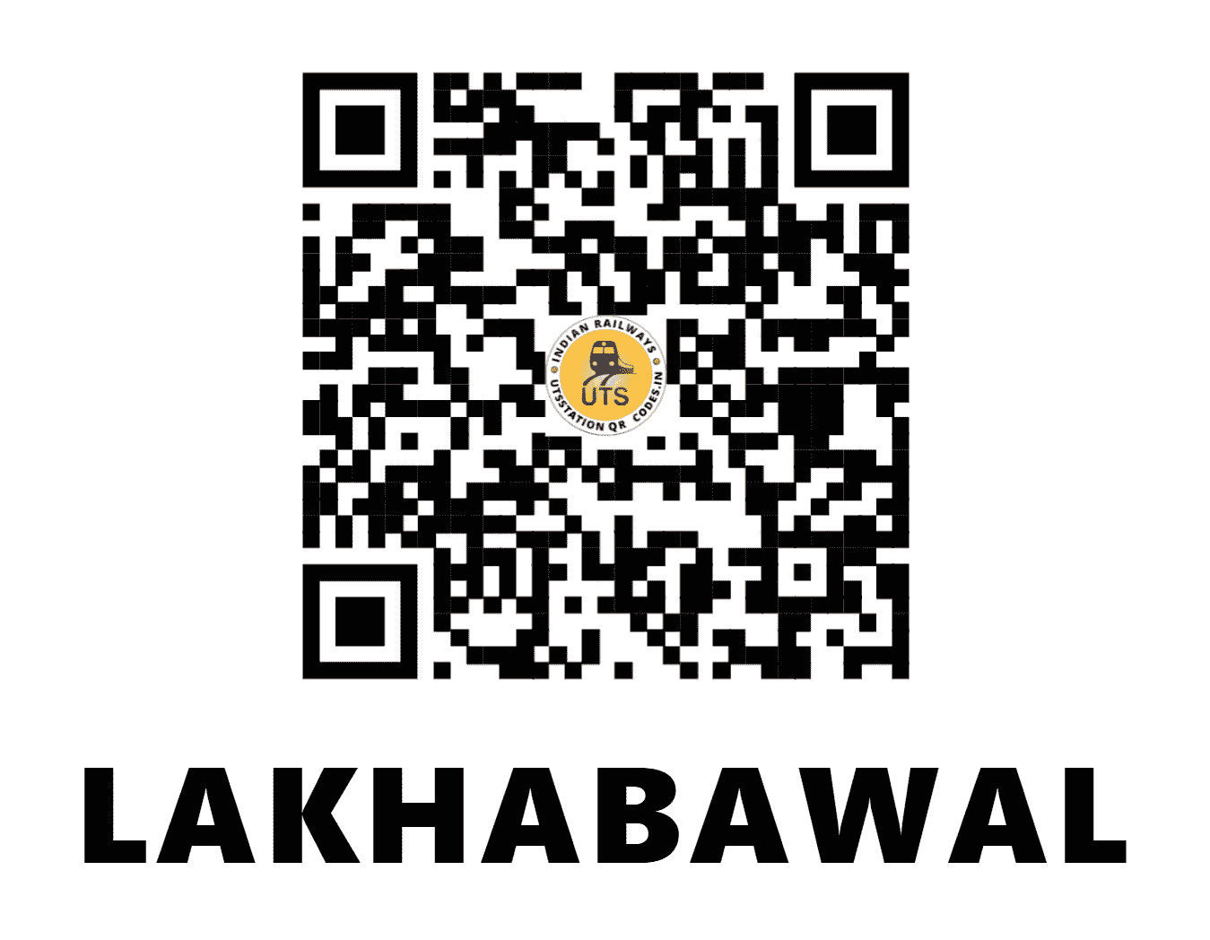 UTS QR Code for LAKHABAWAL - LKBL (WR - GUJARAT)