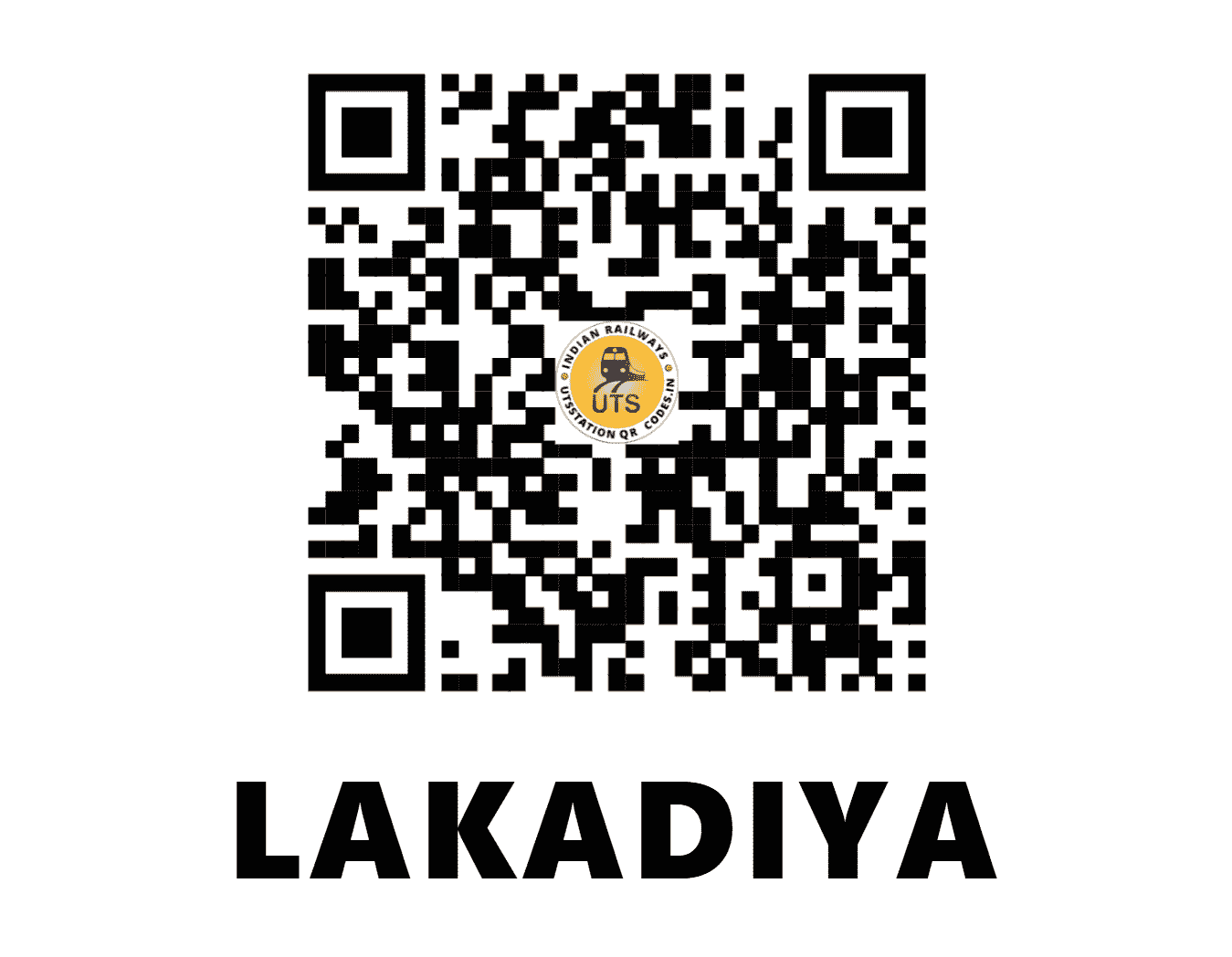 UTS QR Code for LAKADIYA - LKZ (WR - GUJARAT)