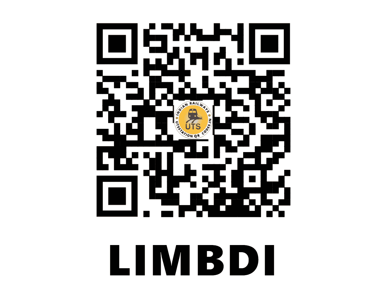 UTS QR Code for LIMBDI - LM (WR - GUJARAT)