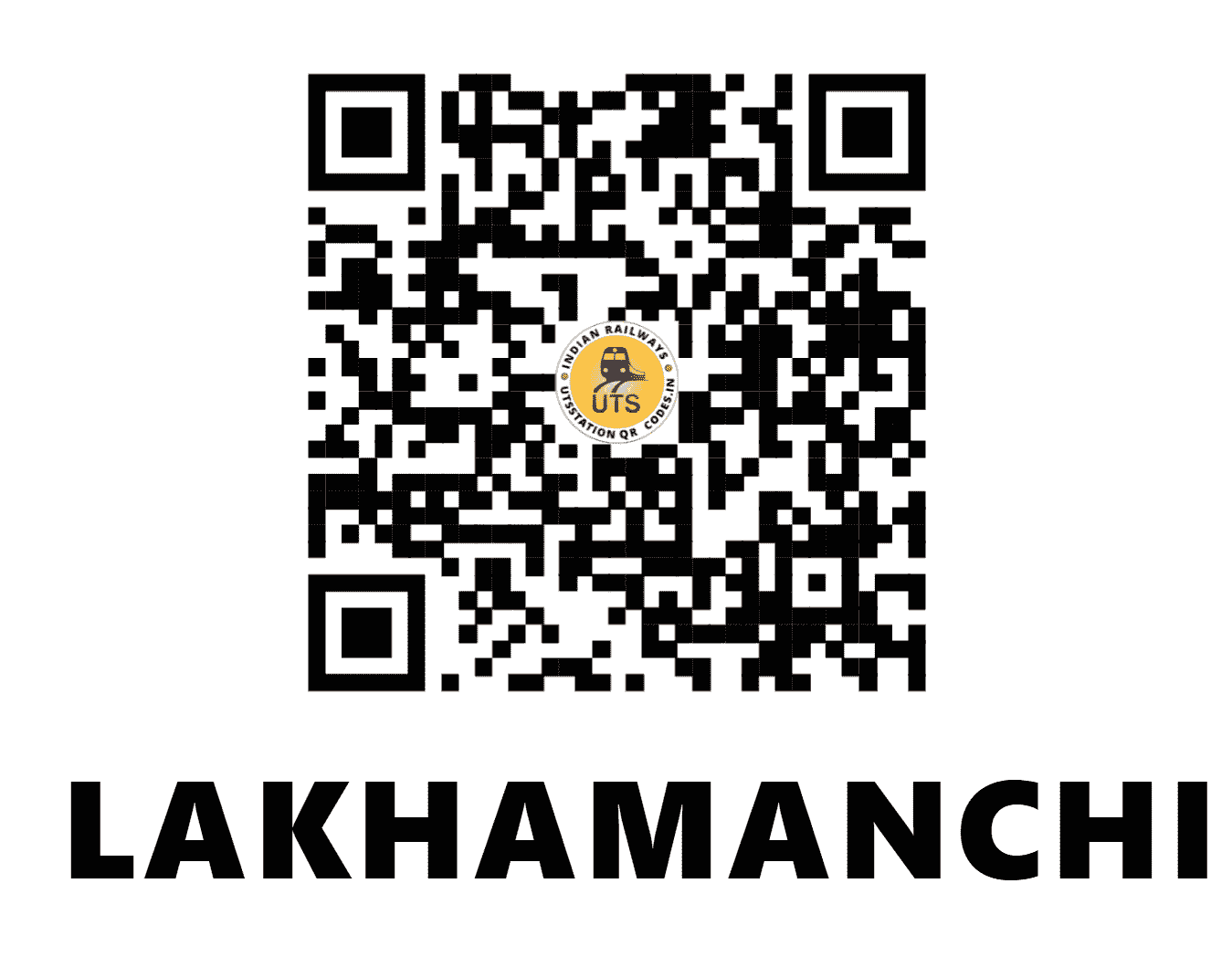 UTS QR Code for LAKHAMANCHI - LMC (WR - GUJARAT)