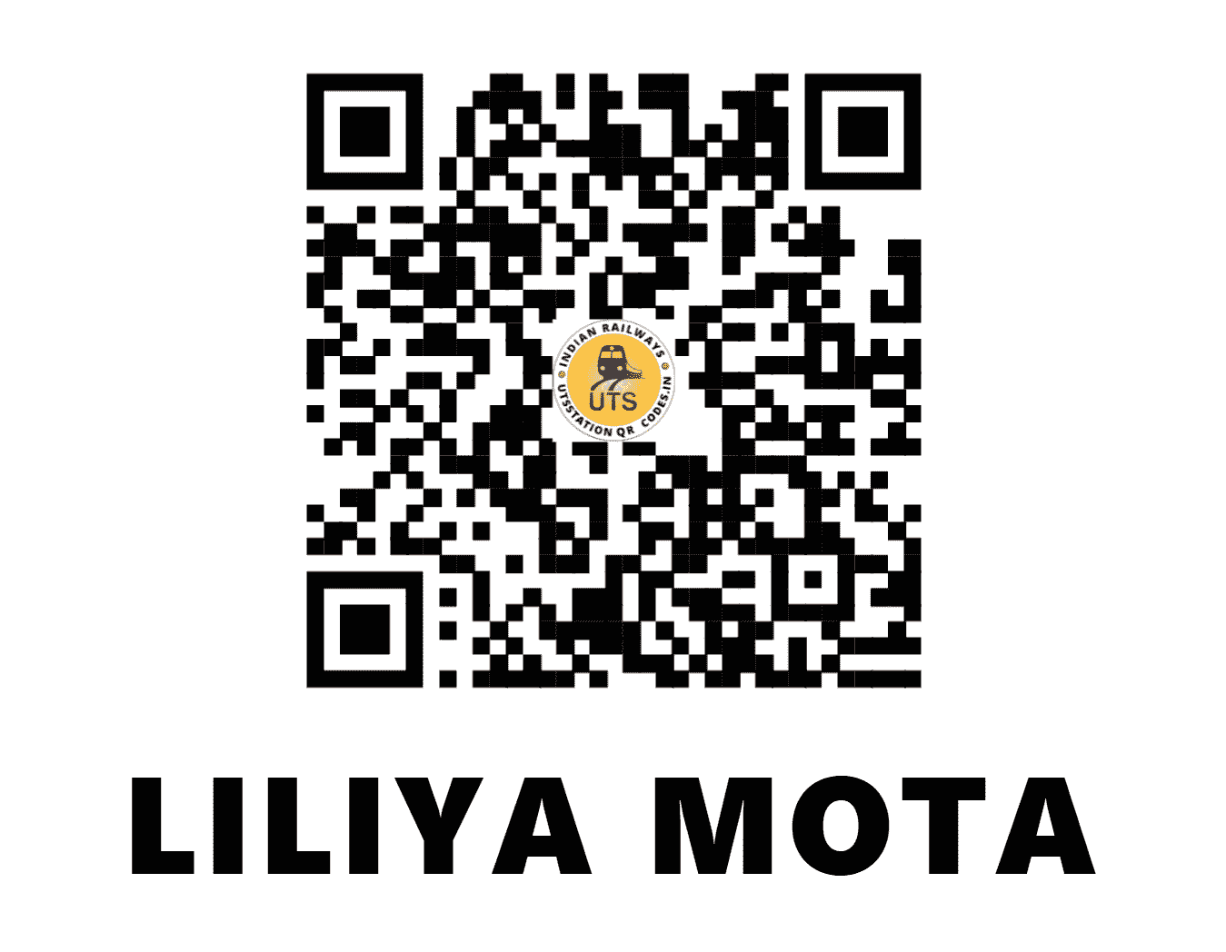 UTS QR Code for LILIYA MOTA - LMO (WR - GUJARAT)