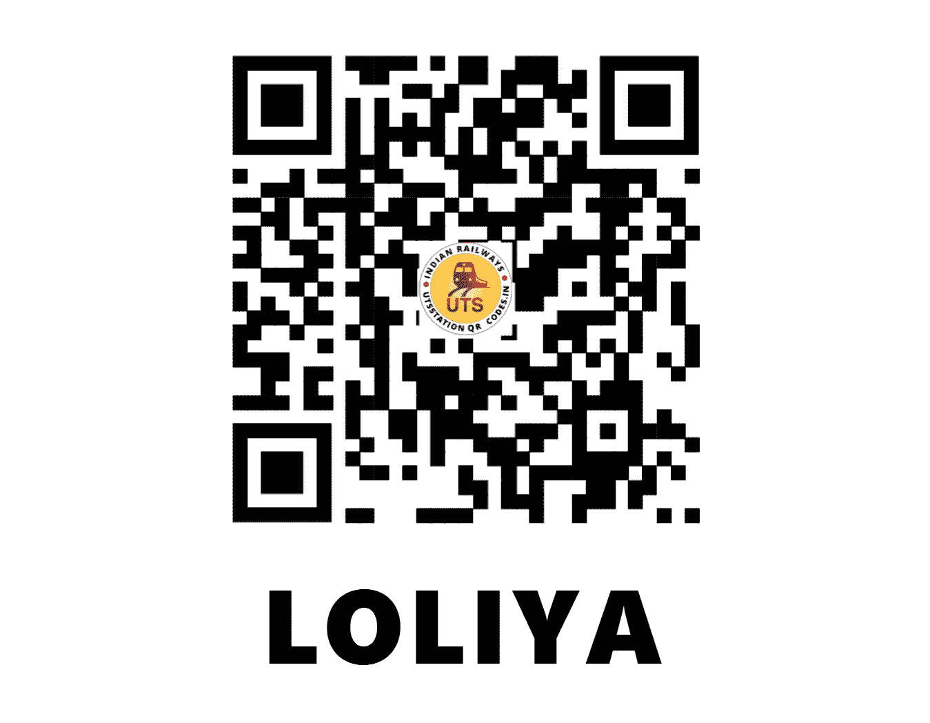 UTS QR Code for LOLIYA - LO (WR - GUJARAT)