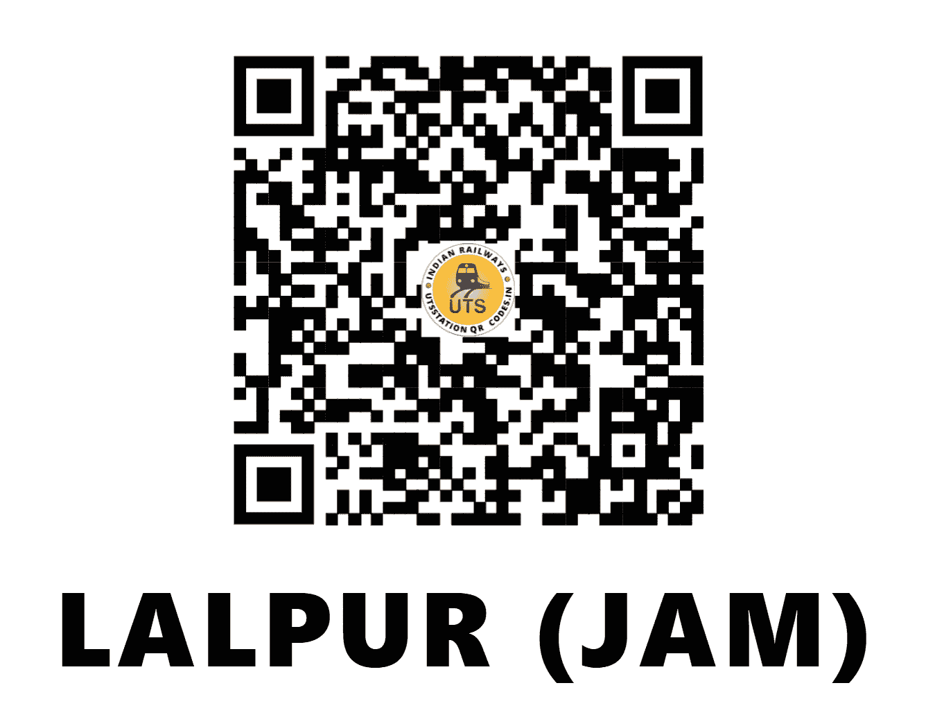 UTS QR Code for LALPUR (JAM) - LPJ (WR - GUJARAT)