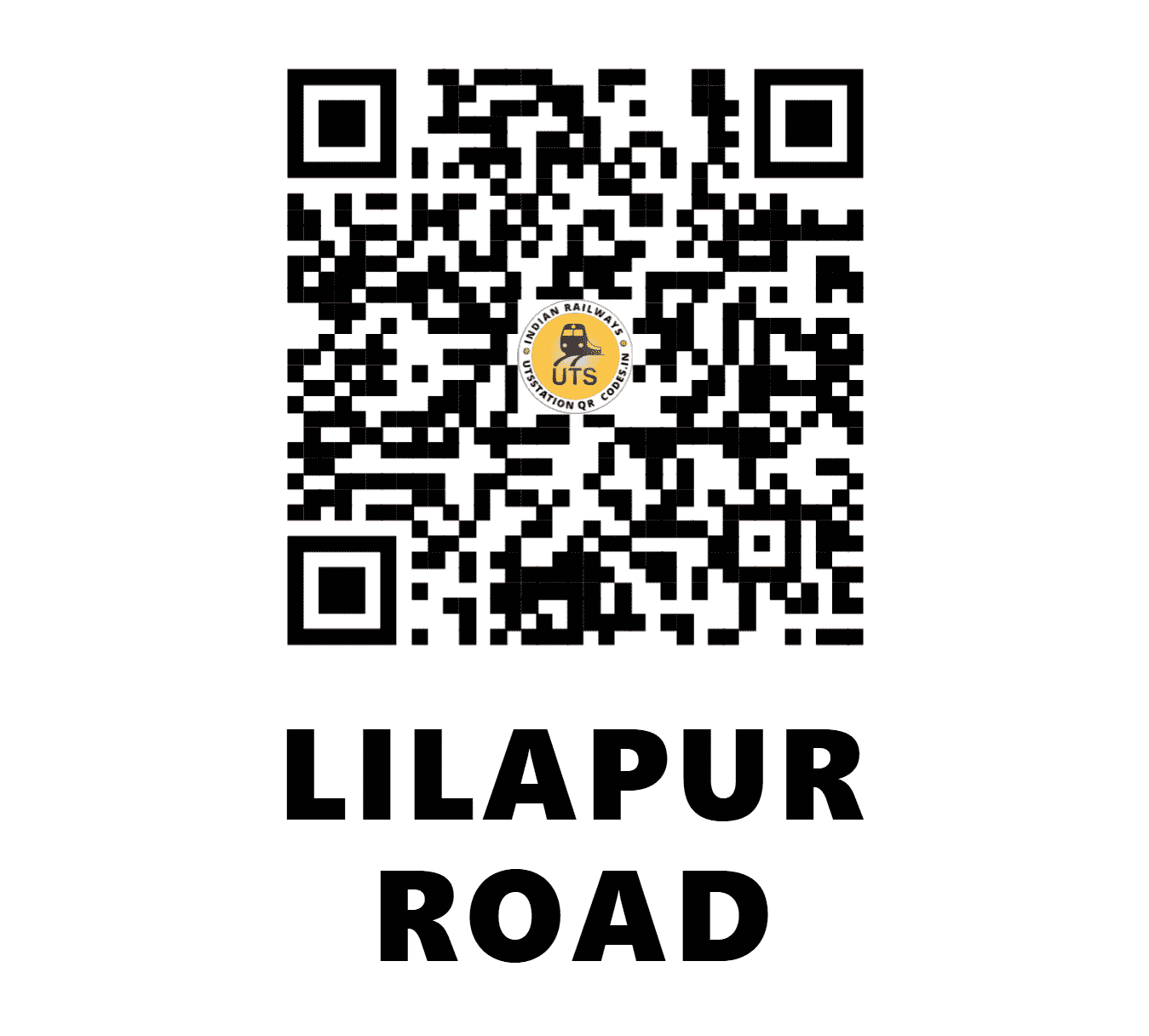 UTS QR Code for LILAPUR ROAD - LPR (WR - GUJARAT)
