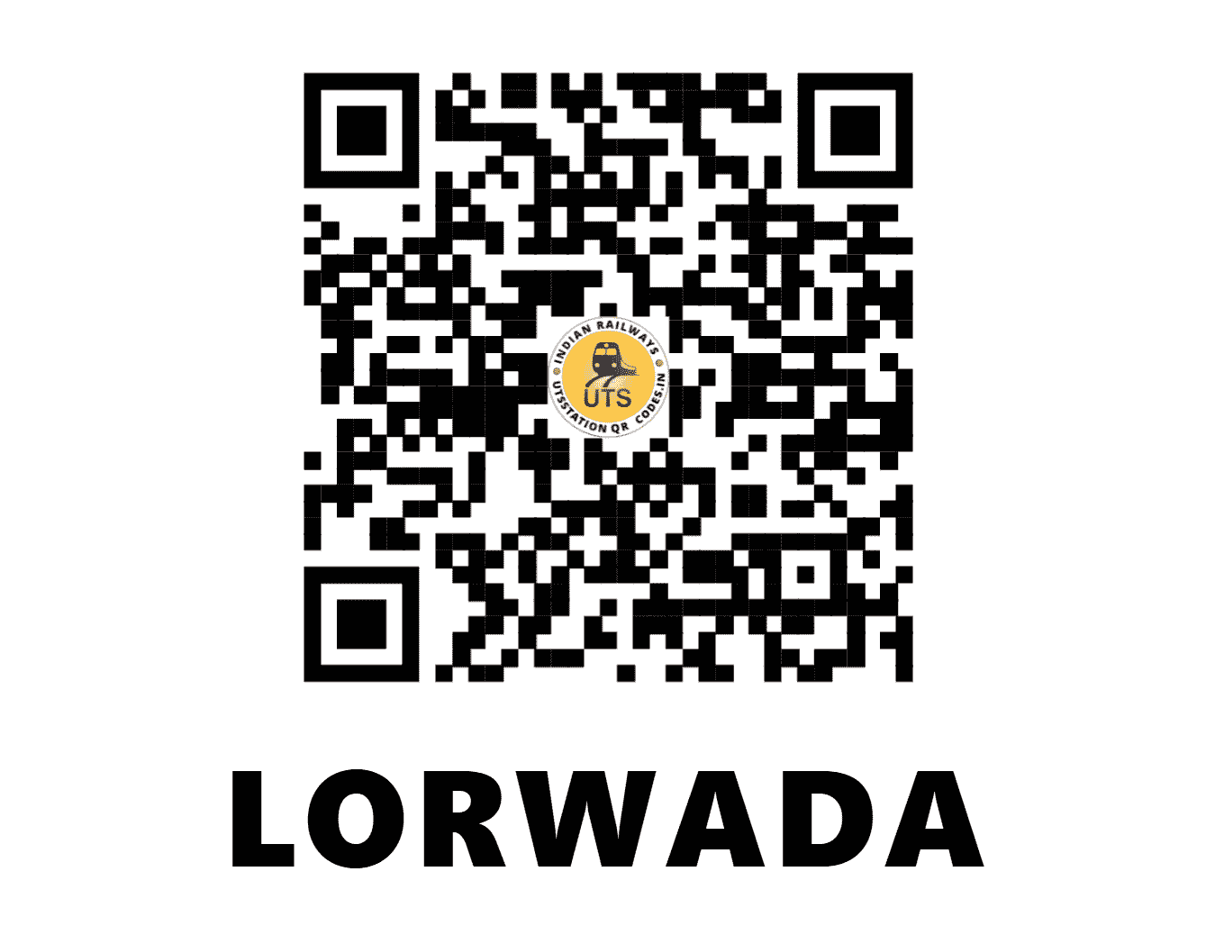 UTS QR Code for LORWADA - LW (WR - GUJARAT)