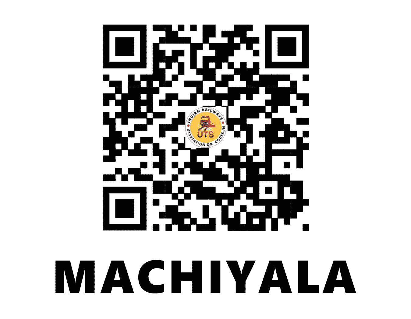 UTS QR Code for MACHIYALA - MAC (WR - GUJARAT)