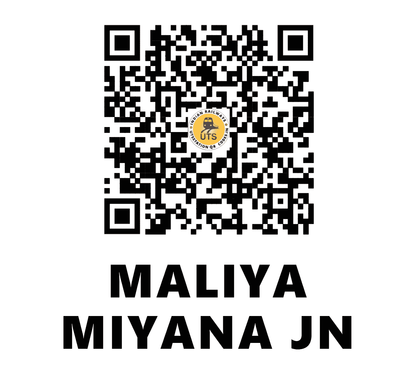 UTS QR Code for MALIYA MIYANA JN - MALB (WR - GUJARAT)