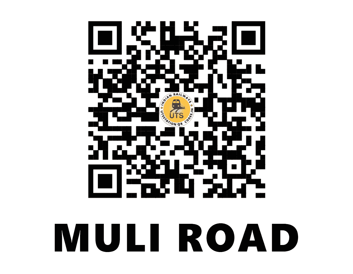 UTS QR Code for MULI ROAD - MOL (WR - GUJARAT)