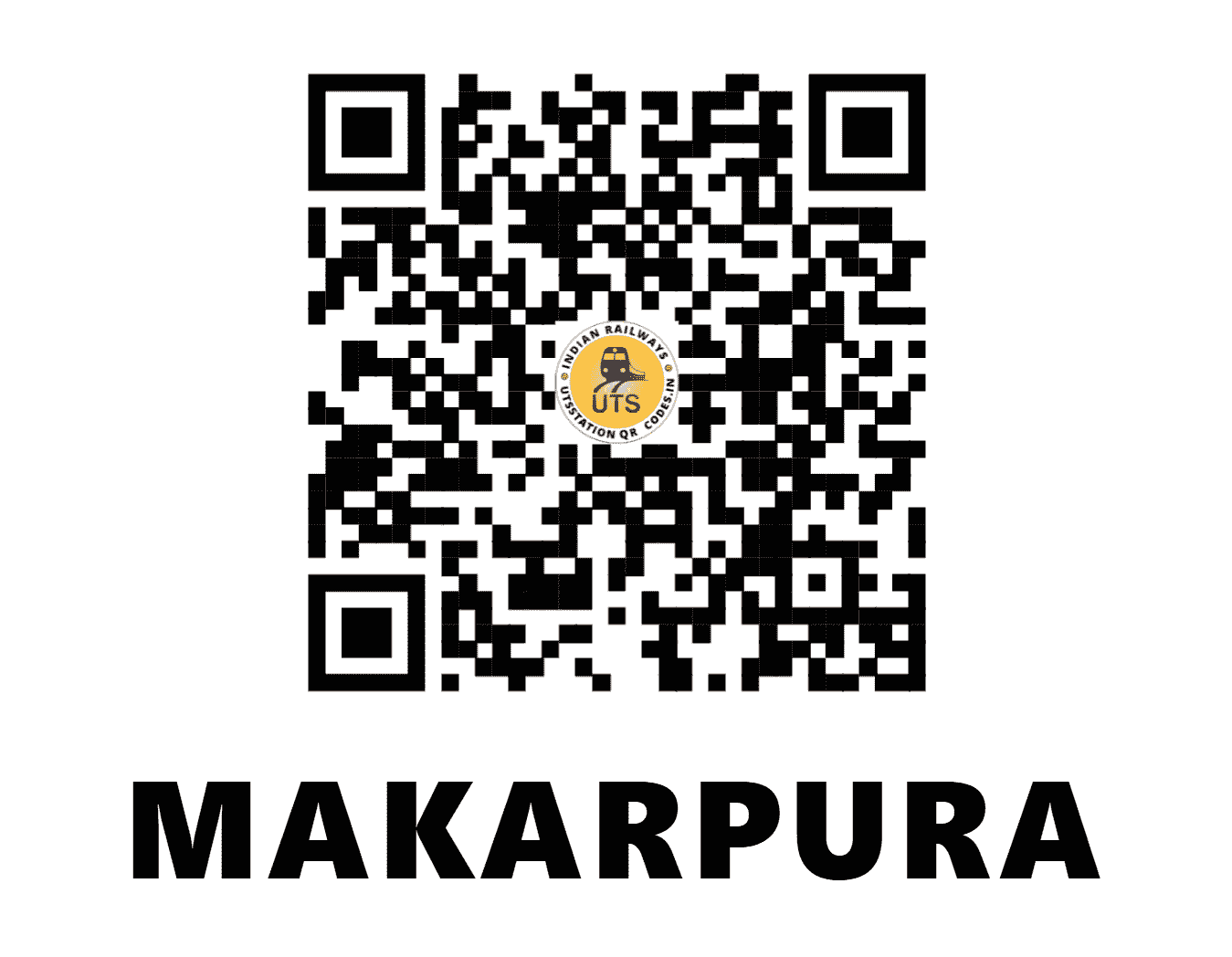 UTS QR Code for MAKARPURA - MPR (WR - GUJARAT)