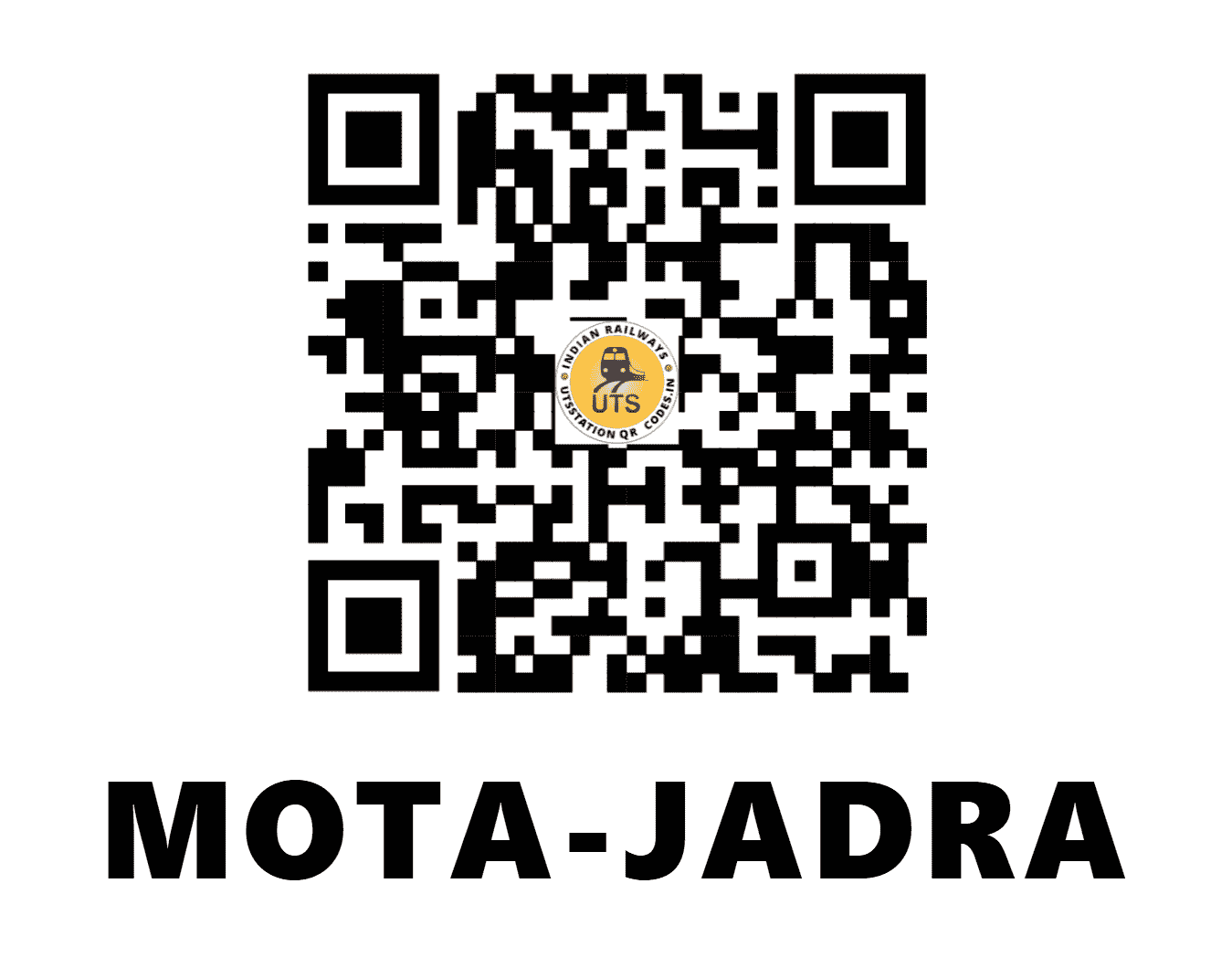 UTS QR Code for MOTA-JADRA - MQZ (WR - GUJARAT)