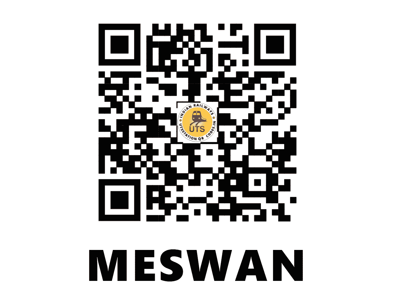UTS QR Code for MESWAN - MSVN (WR - GUJARAT)