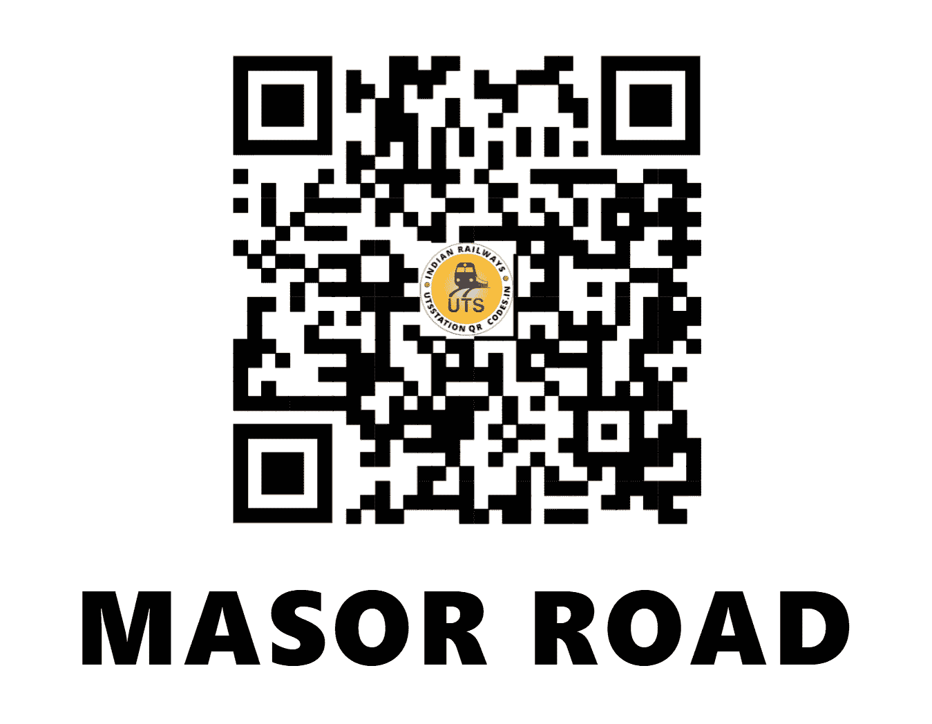 UTS QR Code for MASOR ROAD - MXD (WR - GUJARAT)