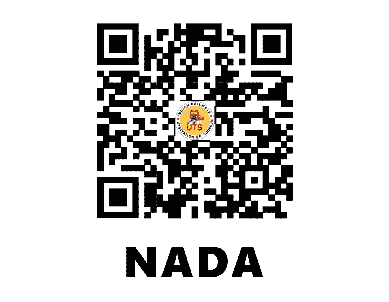 UTS QR Code for NADA - NADA (WR - GUJARAT)