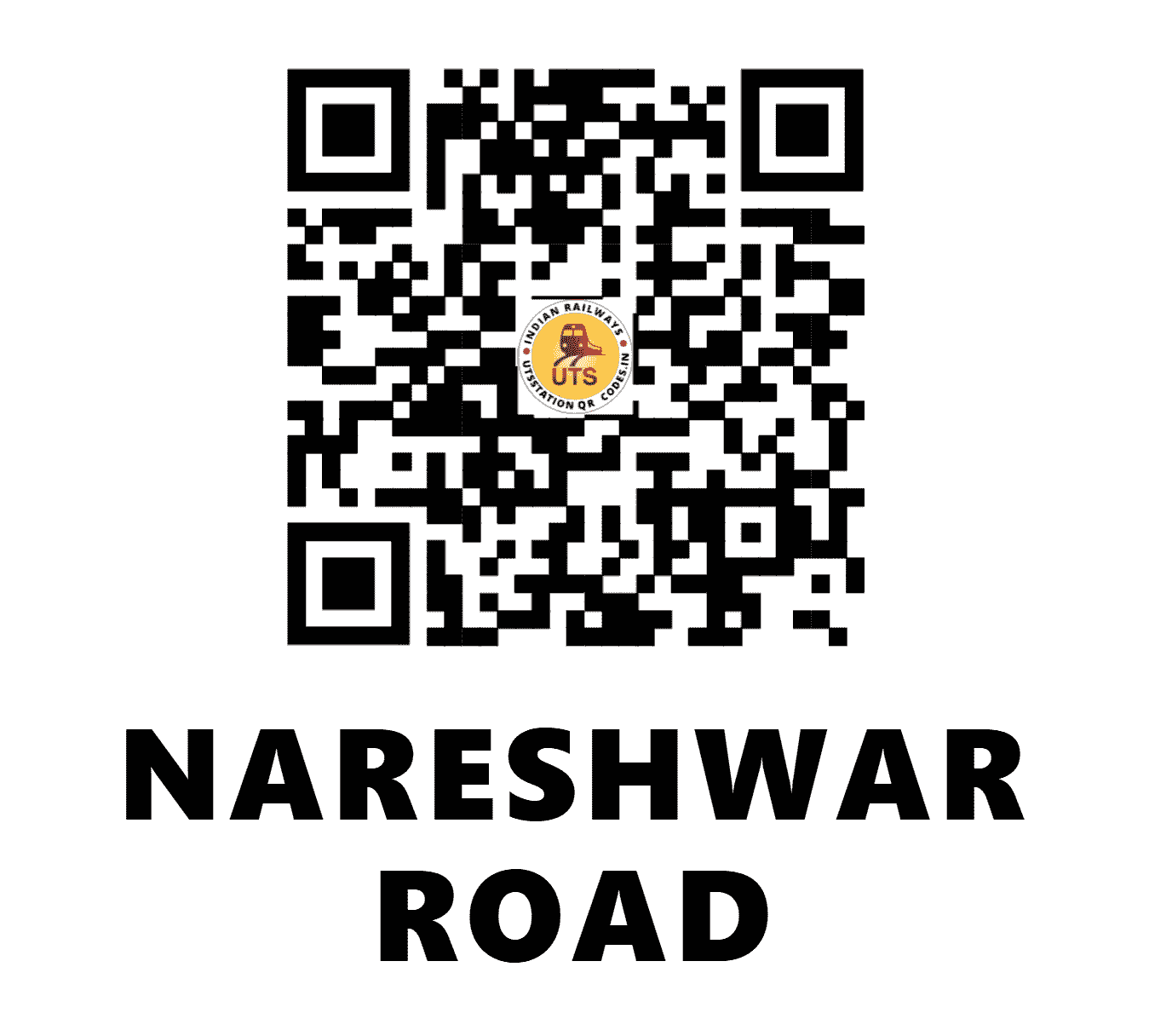 UTS QR Code for NARESHWAR ROAD - NRUR (WR - GUJARAT)