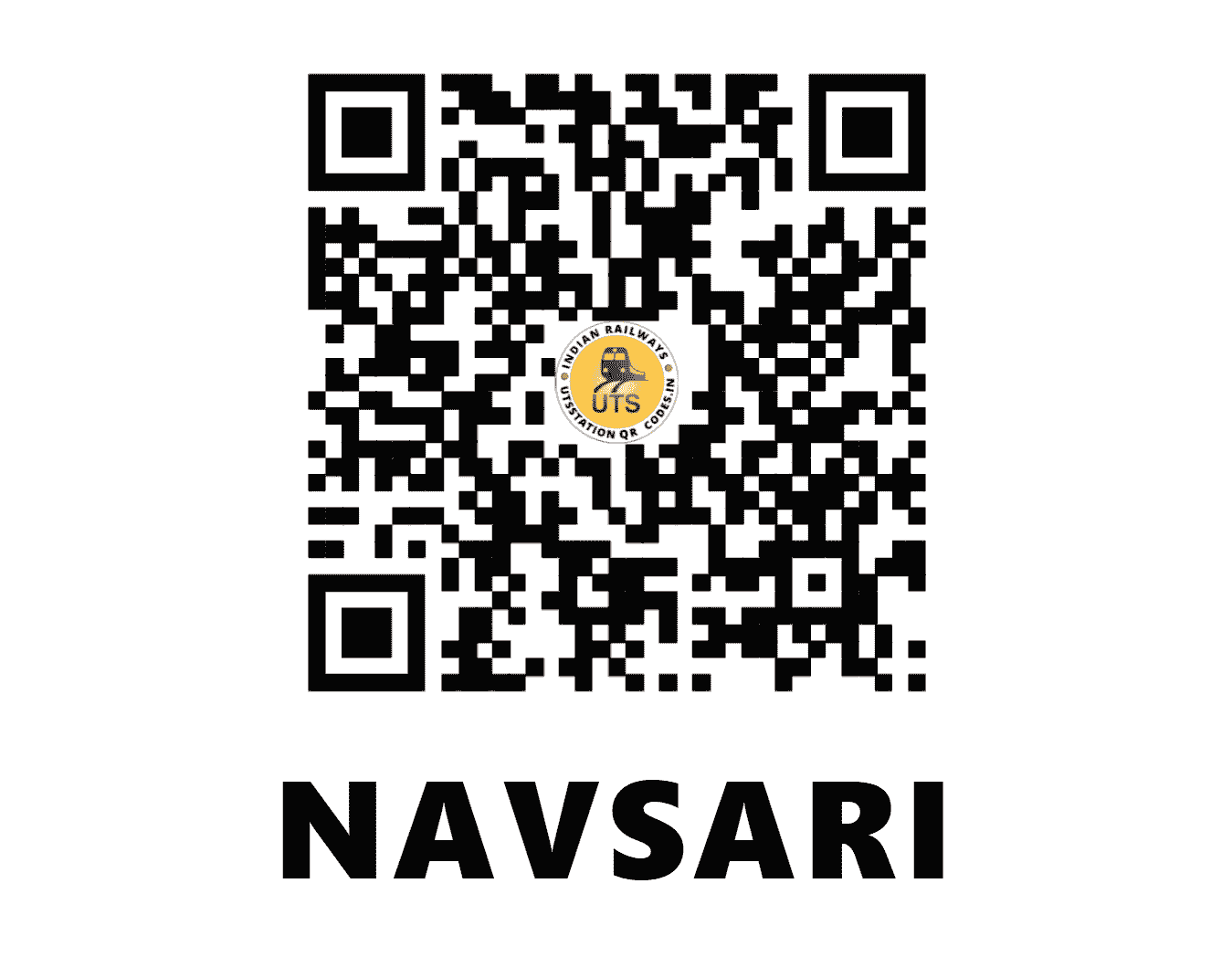 UTS QR Code for NAVSARI - NVS (WR - GUJARAT)