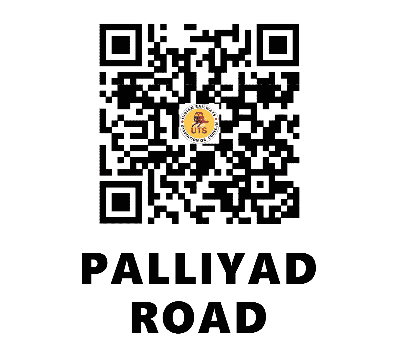 UTS QR Code for PALLIYAD ROAD - PAC (WR - GUJARAT)