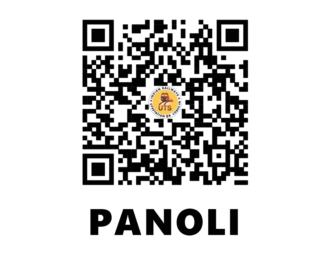 UTS QR Code for PANOLI - PAO (WR - GUJARAT)