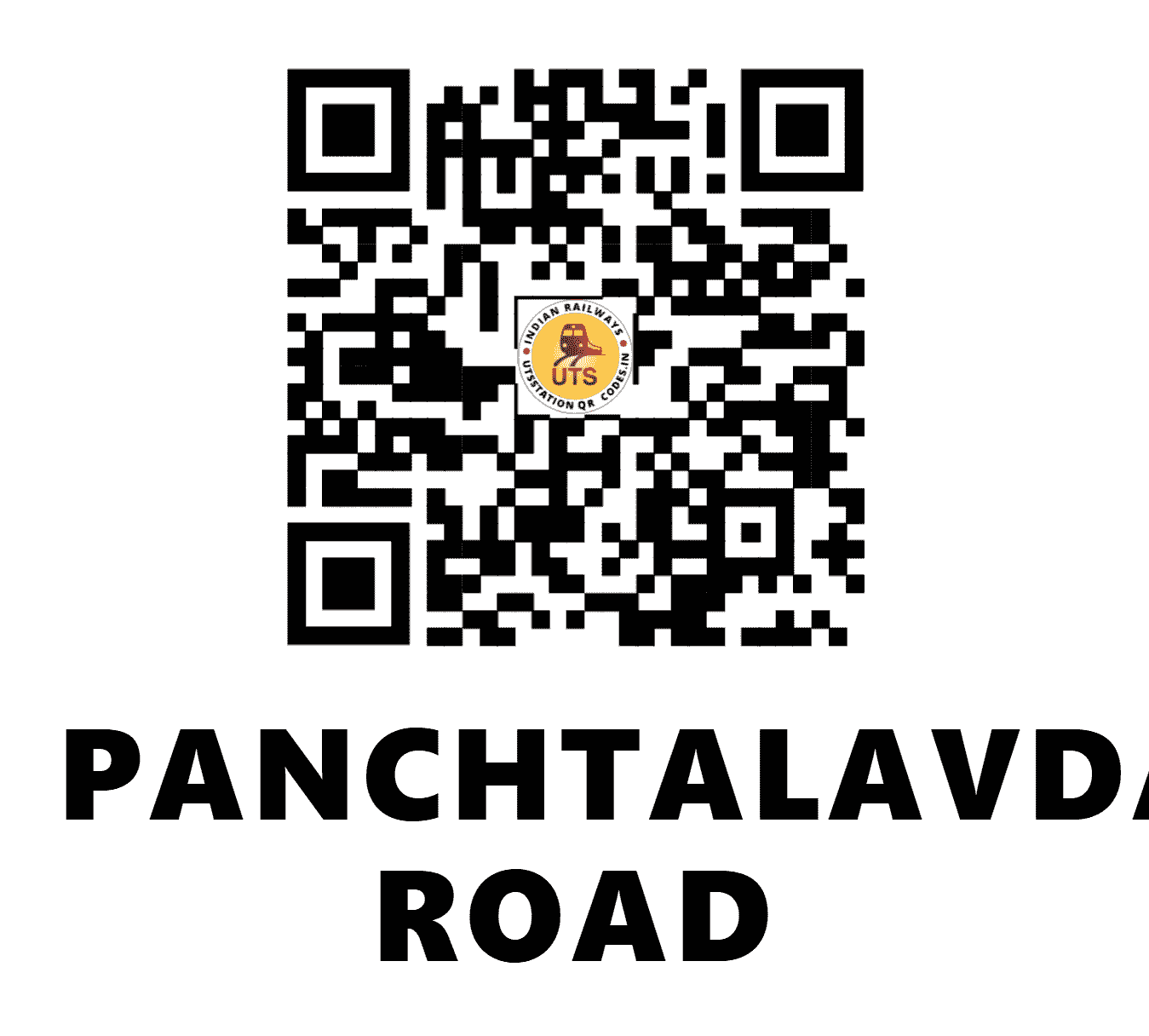 UTS QR Code for PANCHTALAVDA ROAD - PCT (WR - GUJARAT)