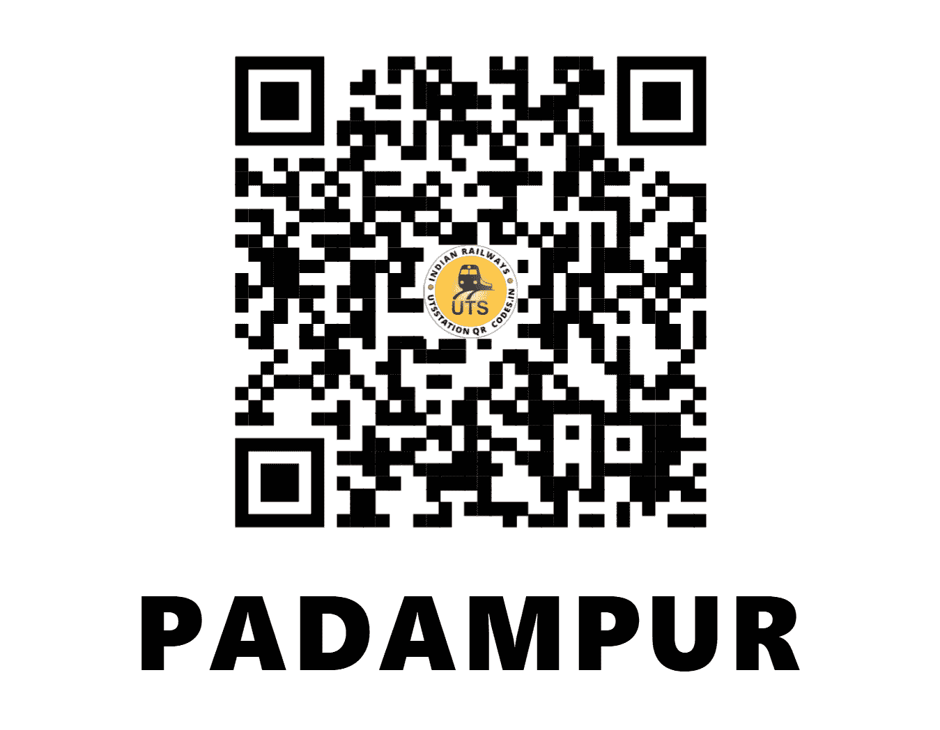 UTS QR Code for PADAMPUR - PDF (WR - GUJARAT)