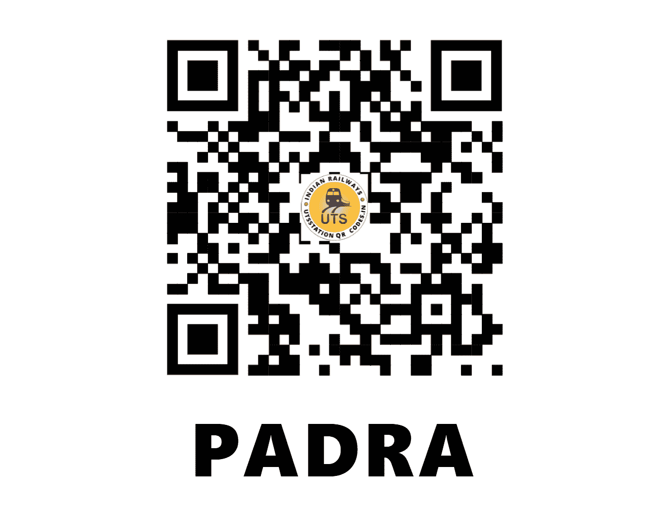 UTS QR Code for PADRA - PDRA (WR - GUJARAT)